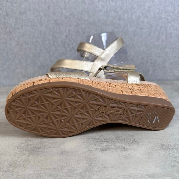 Baretraps Cerdee Slingback Sandals WMNS 9.5W Posha Block Heels WRS19 Office Tan - Picture 5 of 6